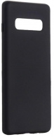 Чехол силиконовый чёрный Samsung Galaxy S10+