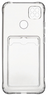 Чехол прозрачный Xiaomi Redmi 9C с карманом для карт