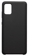 Чехол силиконовый чёрный Samsung A72
