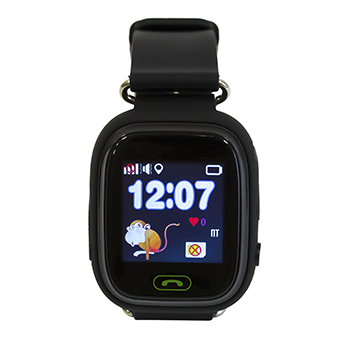 Часы Smart Baby Watch Q80 Черные
