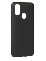 Чехол силиконовый черный для Samsung M11