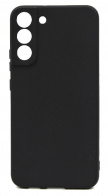 Чехол силиконовый чёрный Samsung S22 Plus