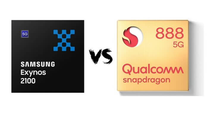 Сравнение Samsung Exynos 2100 и Qualcomm Snapdragon 888