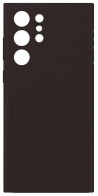 Чехол силиконовый чёрный для Samsung S23 Ultra