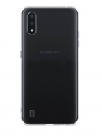 Чехол силиконовый прозрачный для Samsung A01