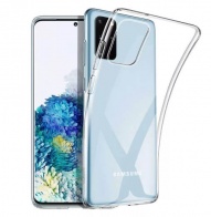 Чехол силиконовый прозрачный для Samsung S20