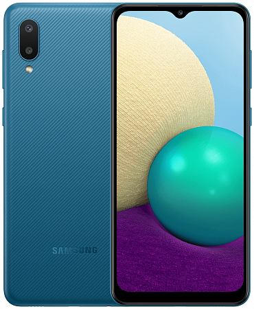 Смартфон Samsung Galaxy A02 32 ГБ Синий