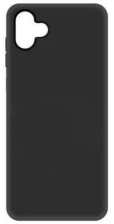 Чехол силиконовый черный для Samsung A04
