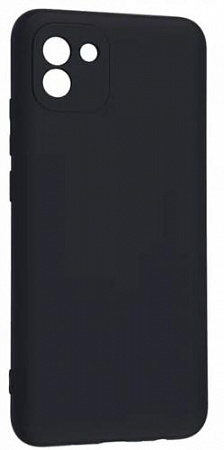 Чехол силиконовый черный Samsung A03