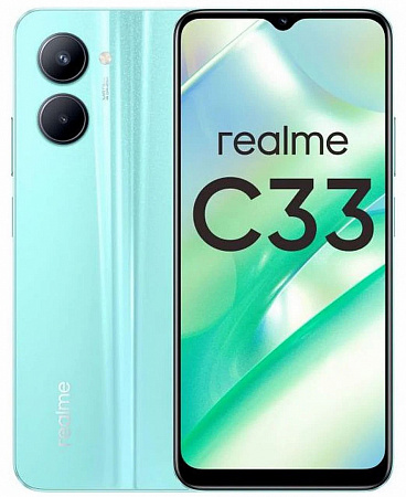 Смартфон realme C33 4/128 ГБ Голубой