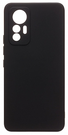 Чехол силиконовый черный Xiaomi 12