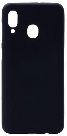 Чехол силиконовый чёрный Samsung Galaxy A30