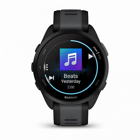 Умные часы Garmin Forerunner 165 Music 30мм Черные