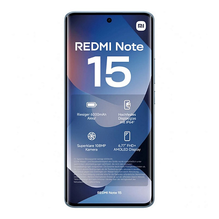 Xiaomi Redmi Note 15 8/128 ГБ Синий