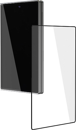 Стекло защитное VLP Premium Shield 2.5D для Samsung Galaxy Z Fold8, черная рамка