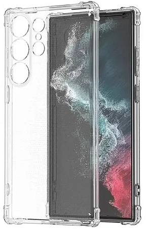 Чехол силиконовый прозрачный для Samsung S24 Ultra