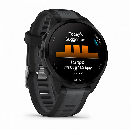 Умные часы Garmin Forerunner 165 Music 30мм Черные