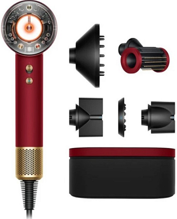 Фен Dyson Supersonic Nural (HD16), Red velvet/Gold