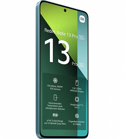 Xiaomi Redmi Note 13 Pro 5G 12/512 ГБ Бирюзовый