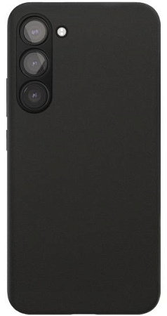 Чехол силиконовый чёрный для Samsung S24