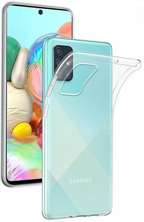 Чехол силиконовый прозрачный Samsung Galaxy M51