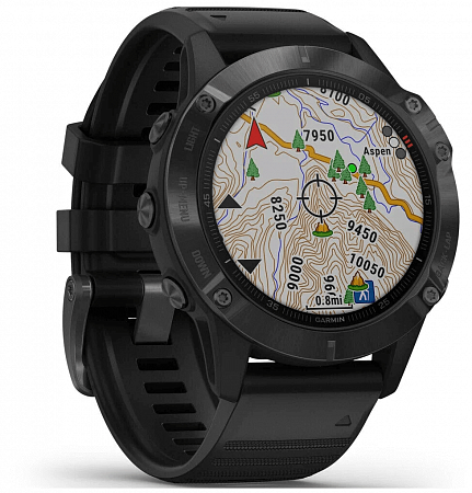 Умные часы Garmin Fenix 6 Pro 47мм Черные