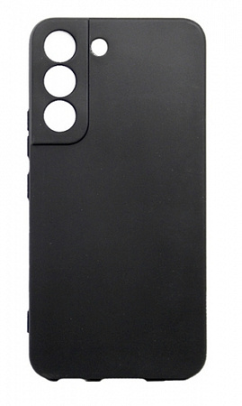 Чехол силиконовый чёрный для Samsung S22 Plus