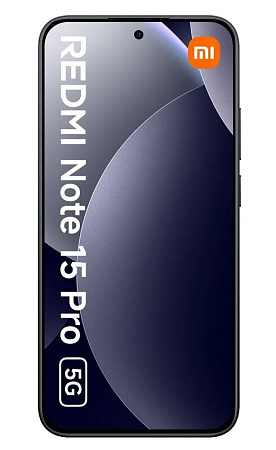 Смартфон Xiaomi Redmi Note 15 Pro 5G 8/256 ГБ Чёрный