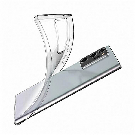 Чехол силиконовый прозрачный для Samsung Note 20 Ultra