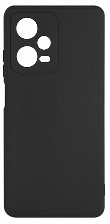 Чехол силиконовый черный Xiaomi Redmi Note 12 Pro 